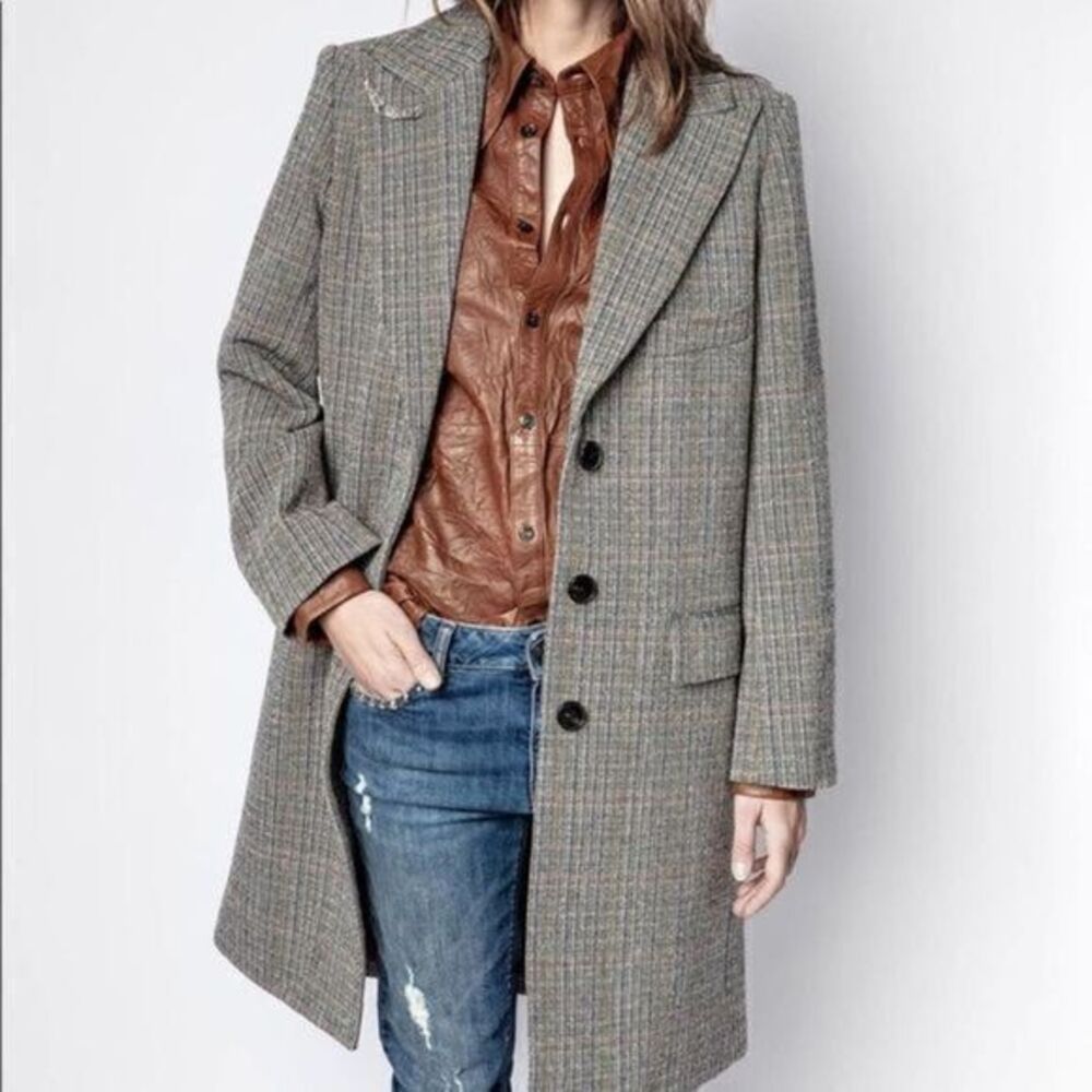 ZADIG & VOLTAIRE Marc Mumy Car Coat size 36